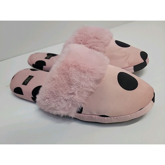 Victorias Secret Signature Satin Pink w/ Black Polka Dots Size M - Picture 8 of 12